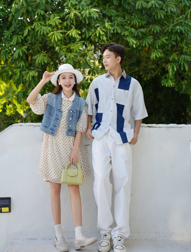 158和183情侣|小个子这样穿情侣装太有回头率了!