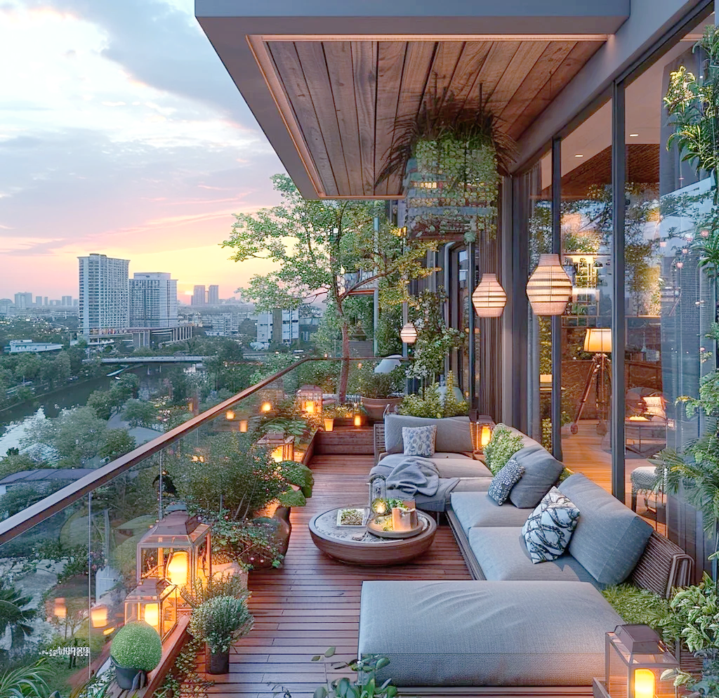 开放式阳台的坚持与收获:入住一年后的生活感悟