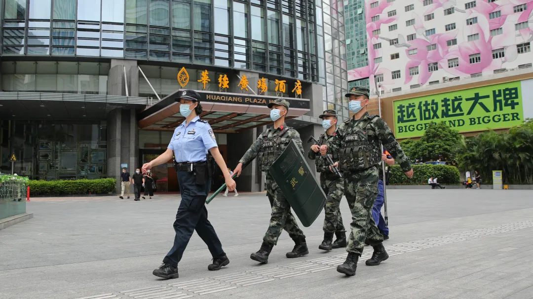 强化公安武警联勤武装巡逻