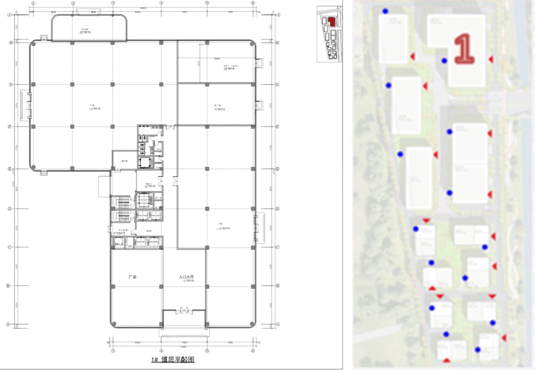 充满活力的高新产业t台,独特的滨河景观绿带