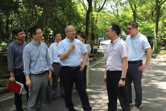 翁文杰赴动物园(少儿公园)调研指导工作