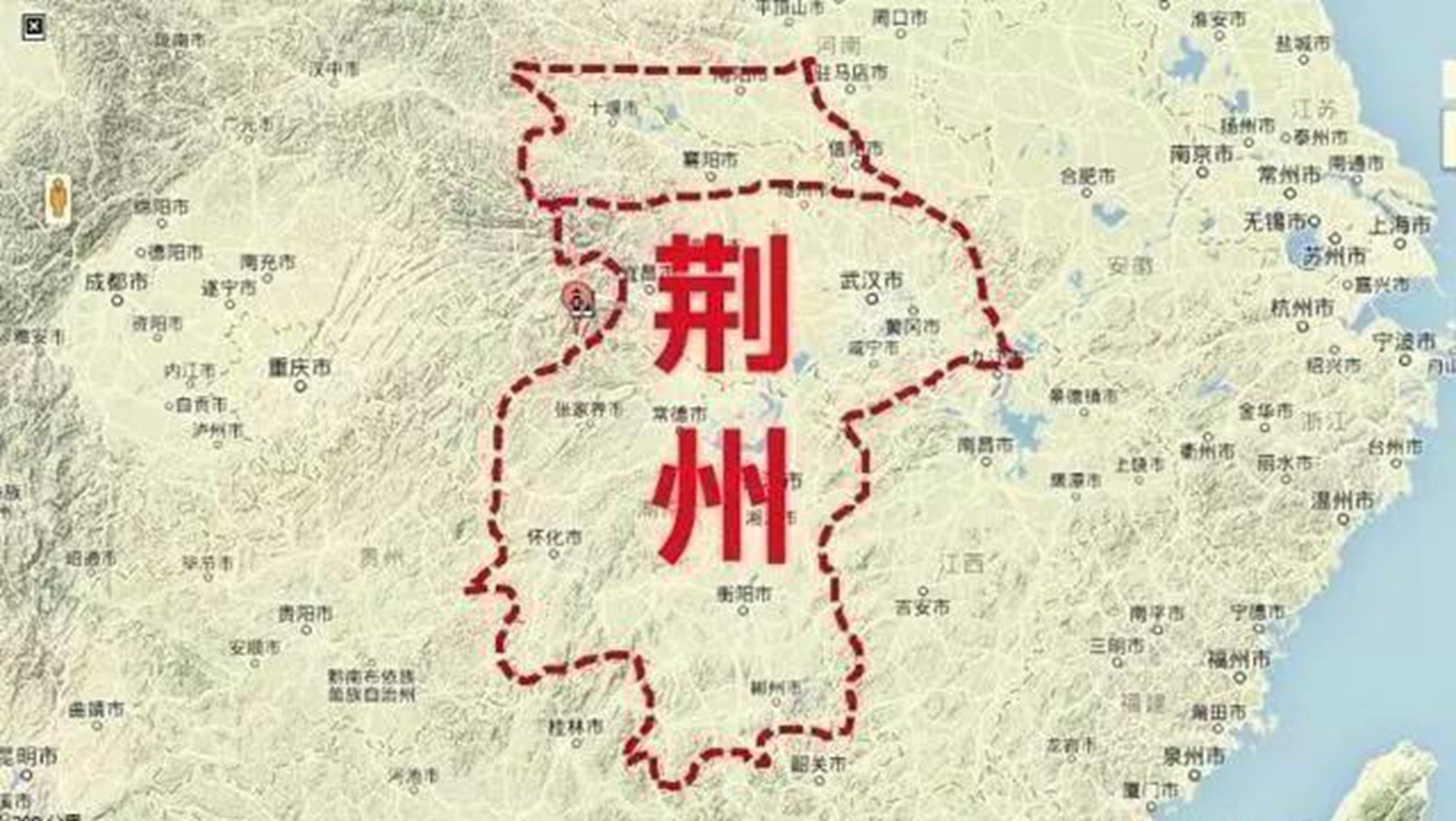 三国荆州地图清晰图片