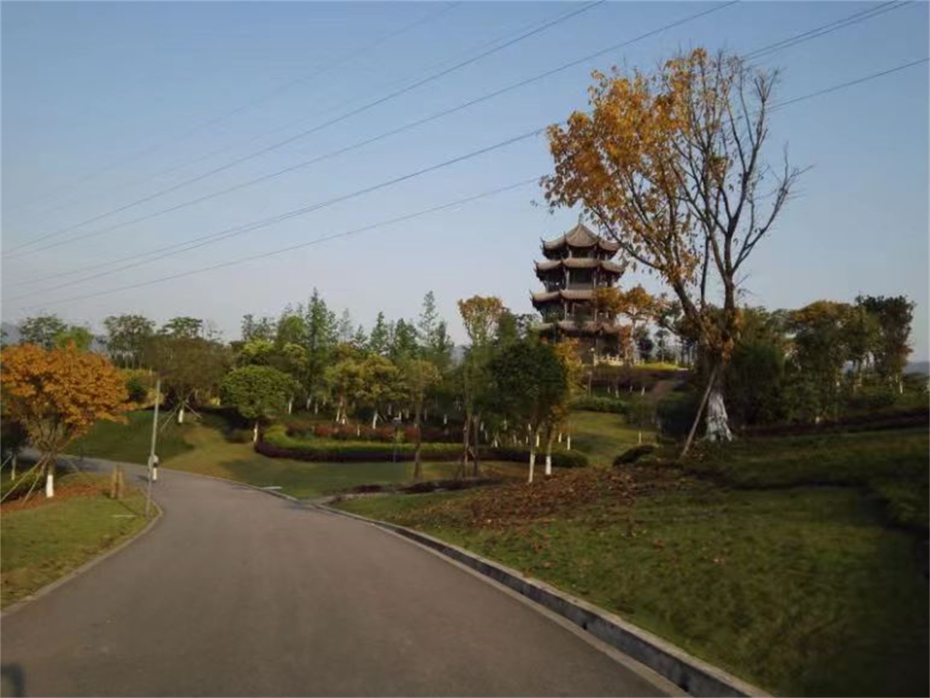 垫江县城市旅游-打卡凤山公园