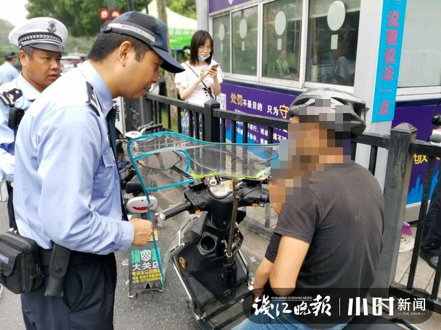 还有这么多?电动车新规首日,杭州交警查获未佩戴头盔5929起