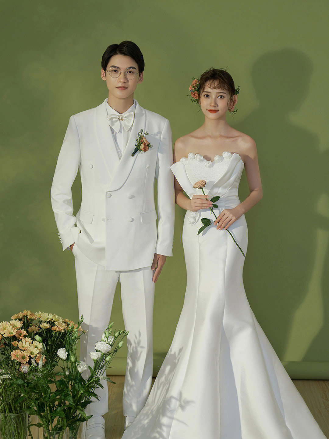 爆美 私藏 拍了超爱的小清新婚纱照