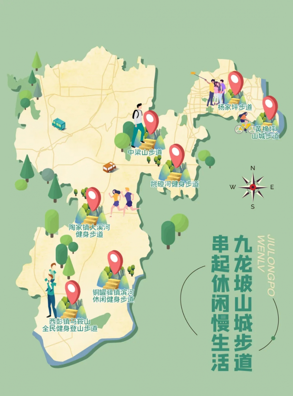 九龙坡区详细地图图片