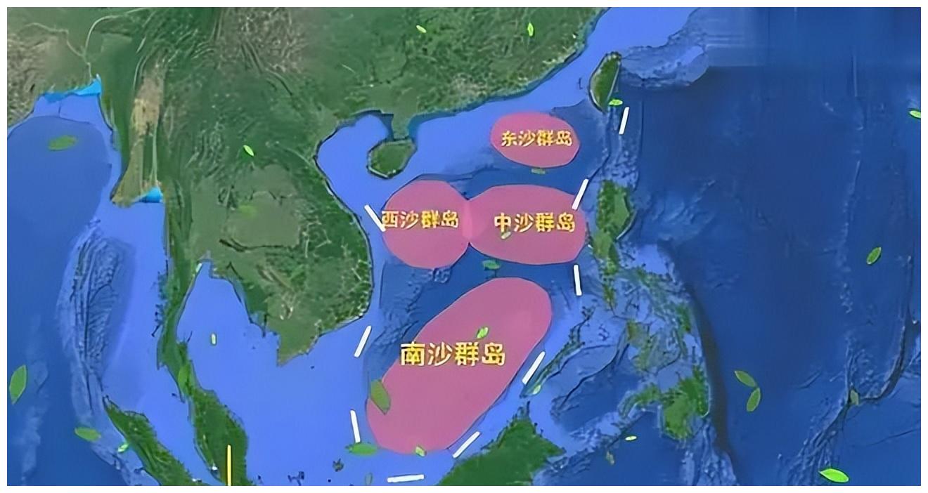 中国南海填海造岛图片