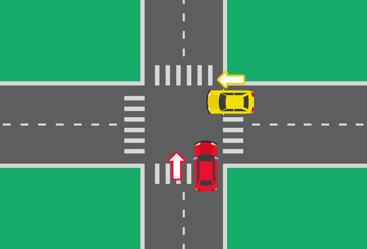 路口会车，发生事故是谁的责任？-有驾