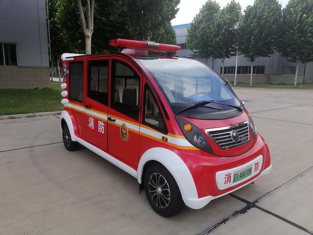 森源鸿马电动消防巡逻车发往宁夏
