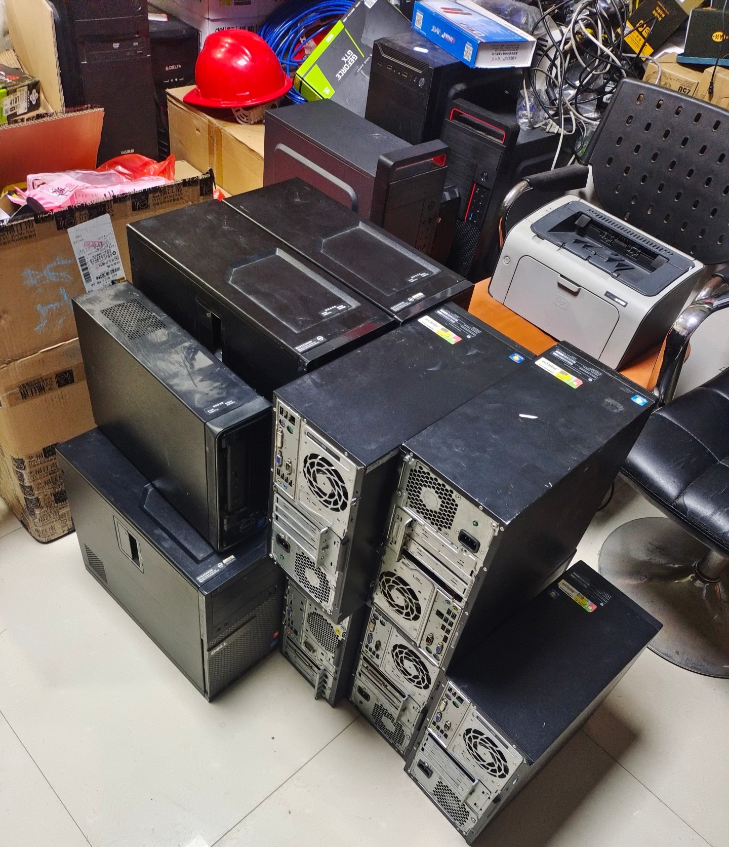 汉南区电脑回收(办公电脑回收)网吧电脑上门回收