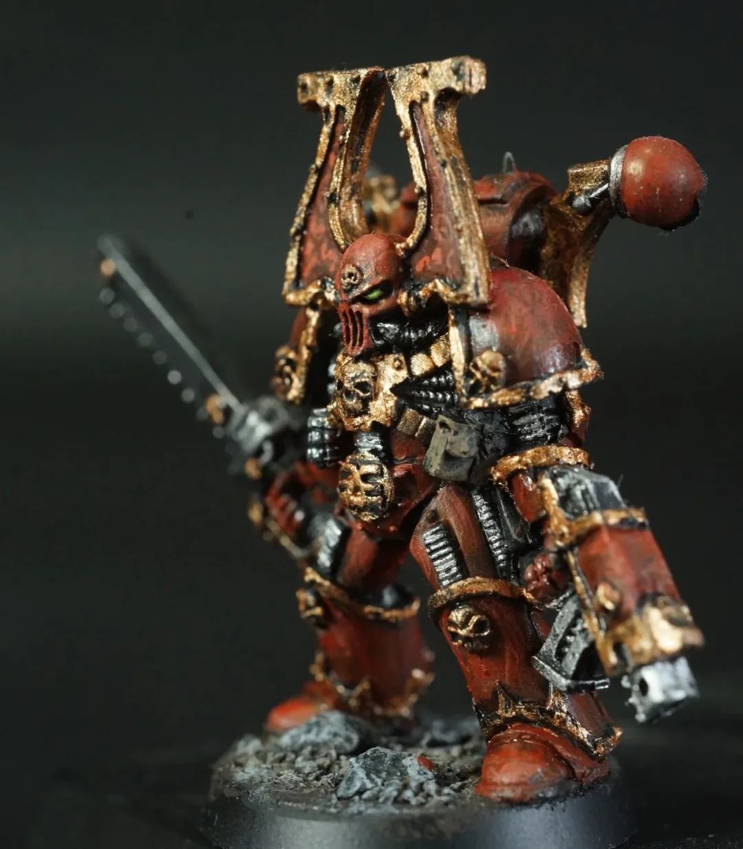 早期战锤40k混沌星际战士微缩模型回顾