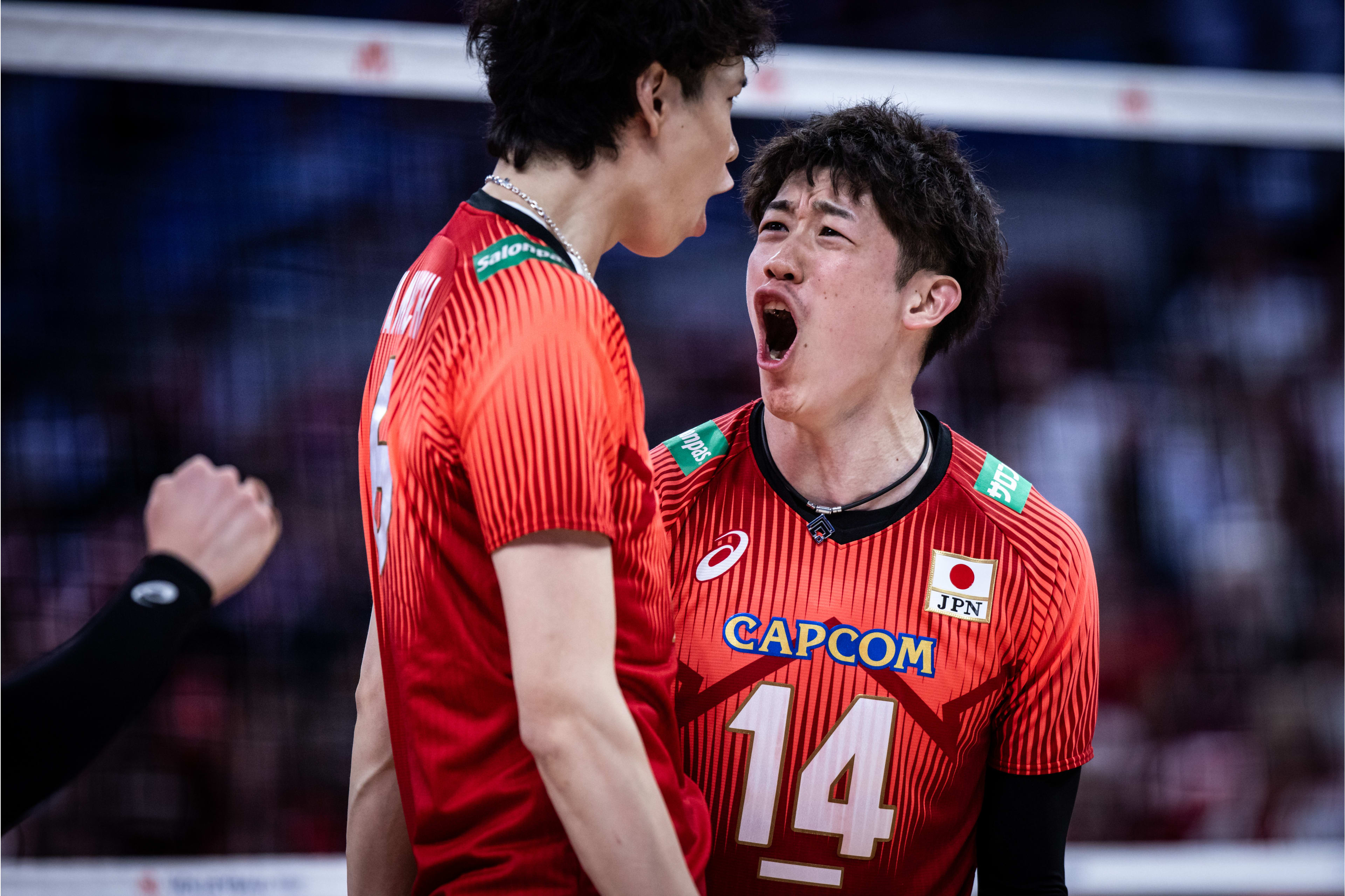 日本男排首夺世联赛铜牌!石川祐希21分胜卫冕冠军,替补接应7发