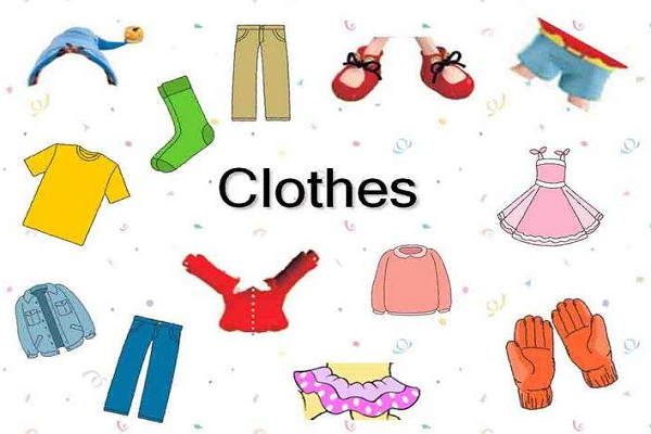 clothing和clothes用法