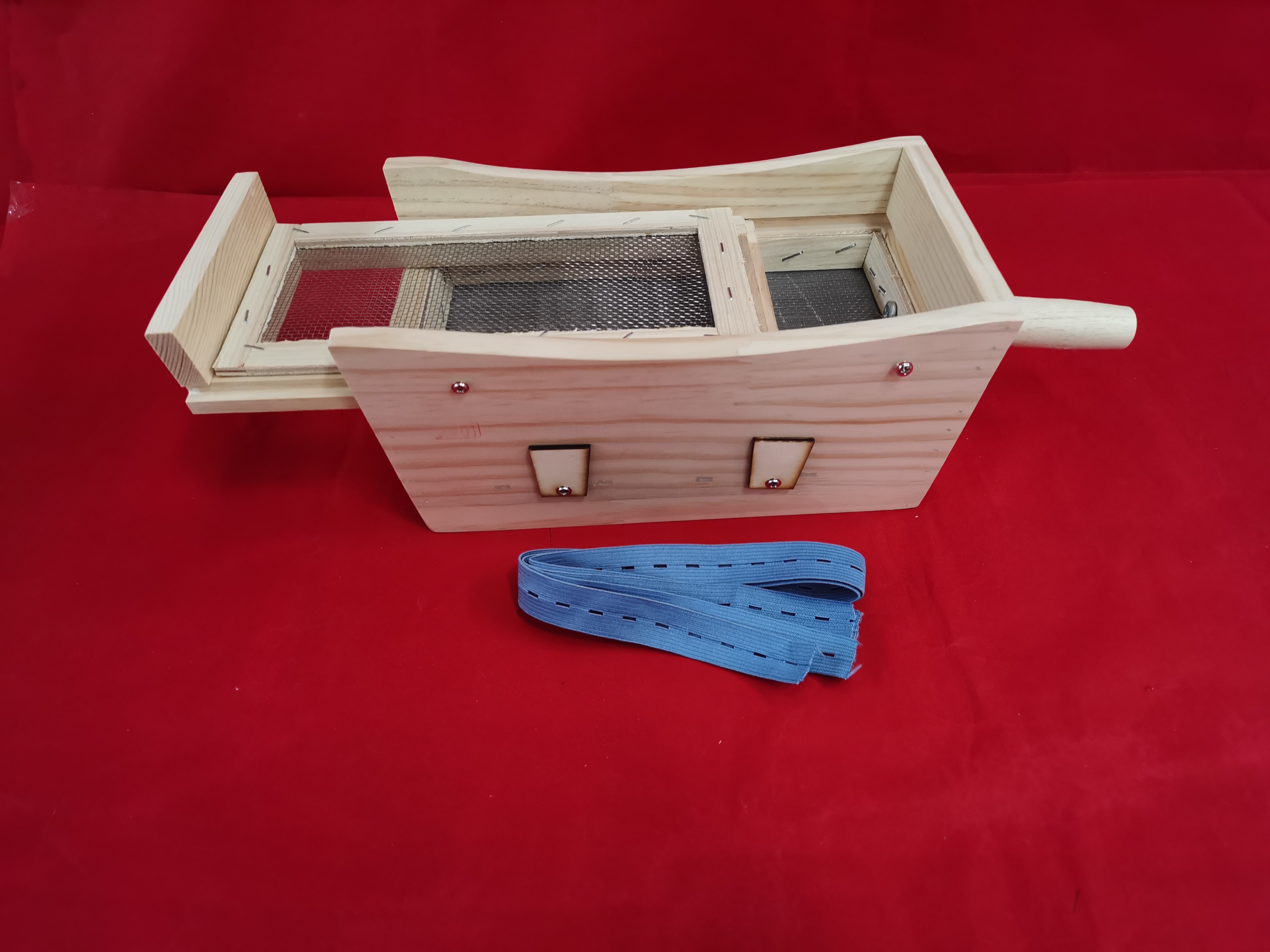 推拉盖8针8柱隔姜灸艾灸盒