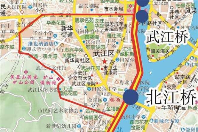 关于武江区临时性强化管理区内设置重点管控区域的公告