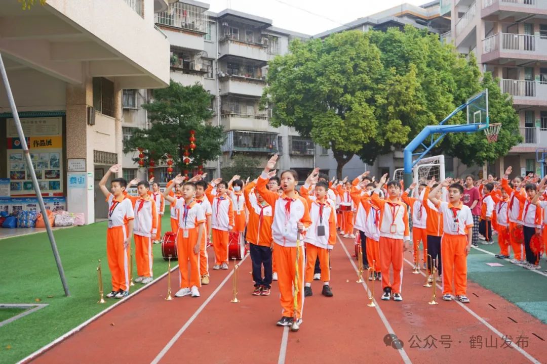 我们开学啦多图直击鹤山中小学开学现场