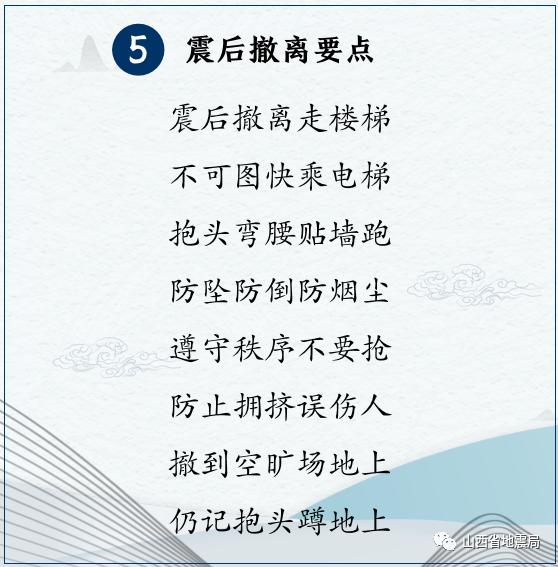 地震科普防灾避险六部曲快快收藏哦