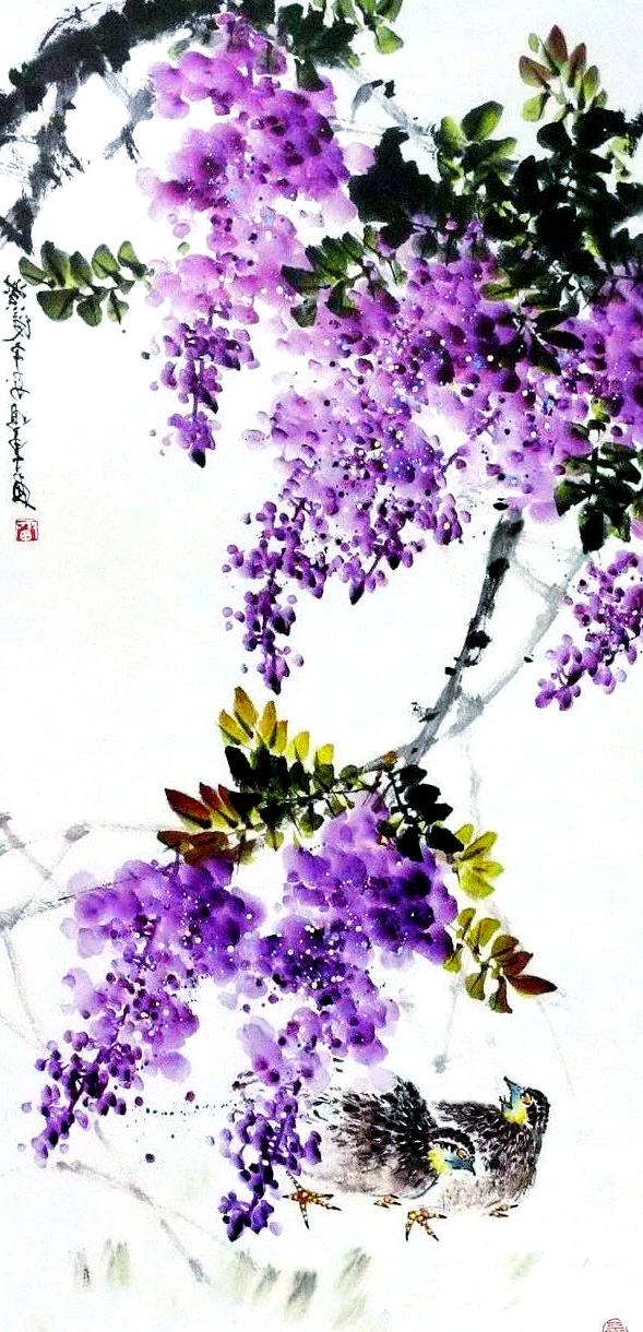 紫气东来:寓意吉祥,福气满堂的国画作品!