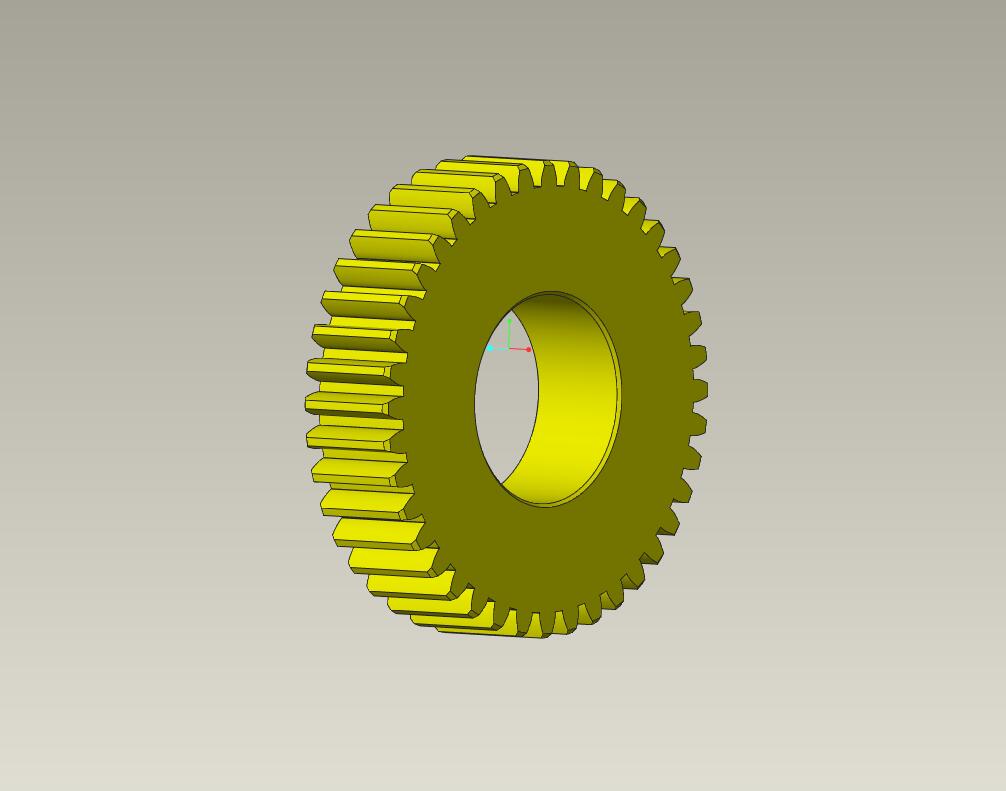 creo画齿轮实例图片