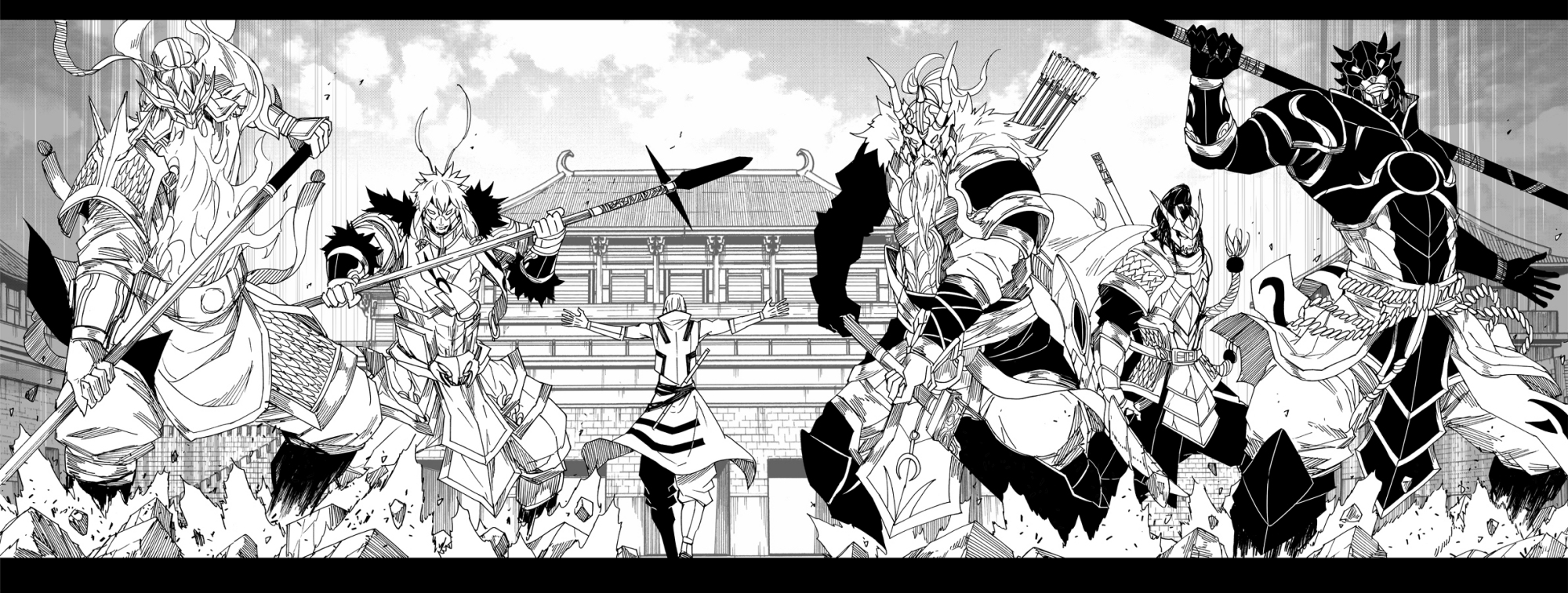 镇魂街守护灵合照