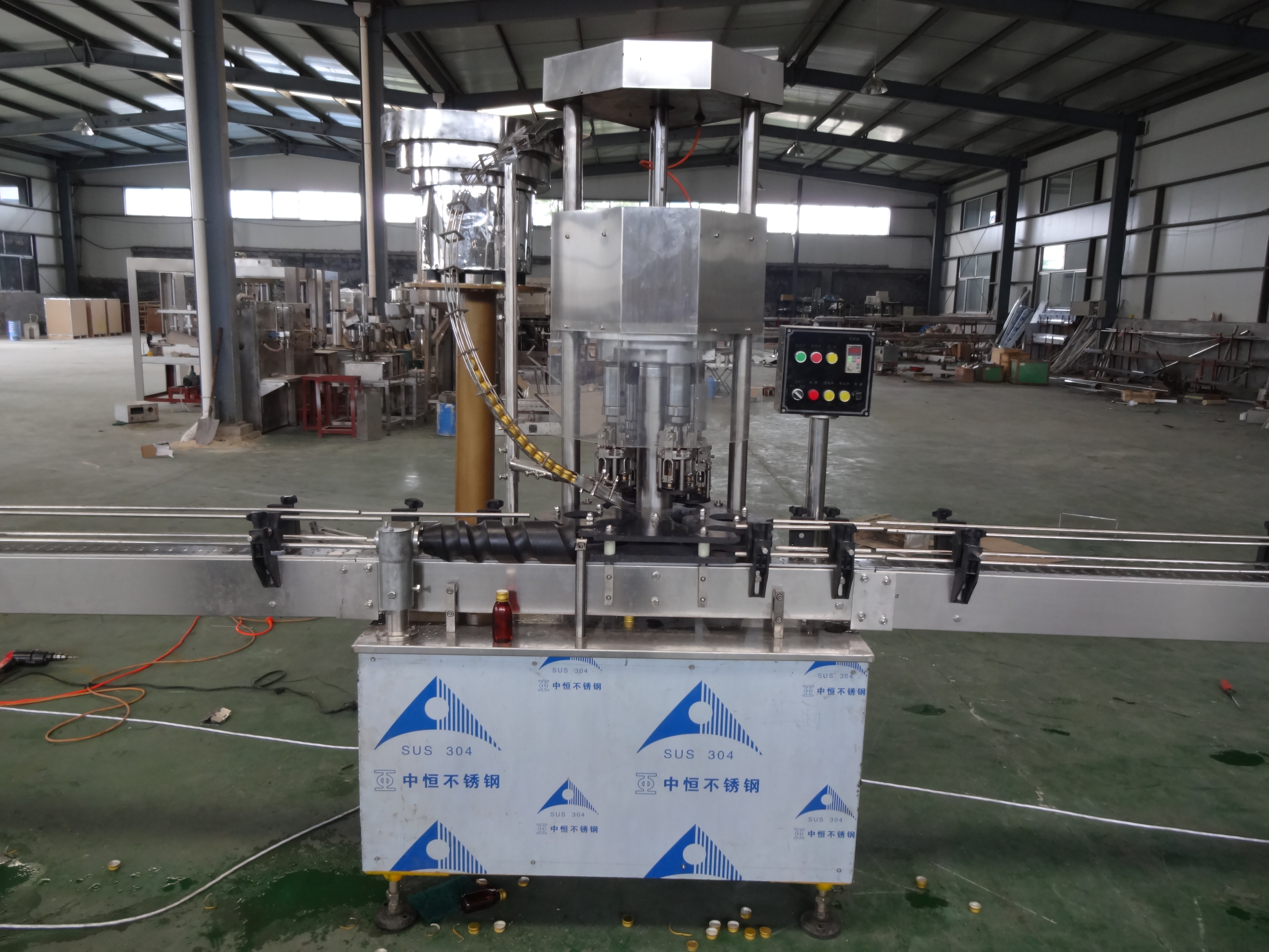 铝盖封口机 铝塑盖封口设备 罐头瓶旋盖机 灌装封口设备 压盖机