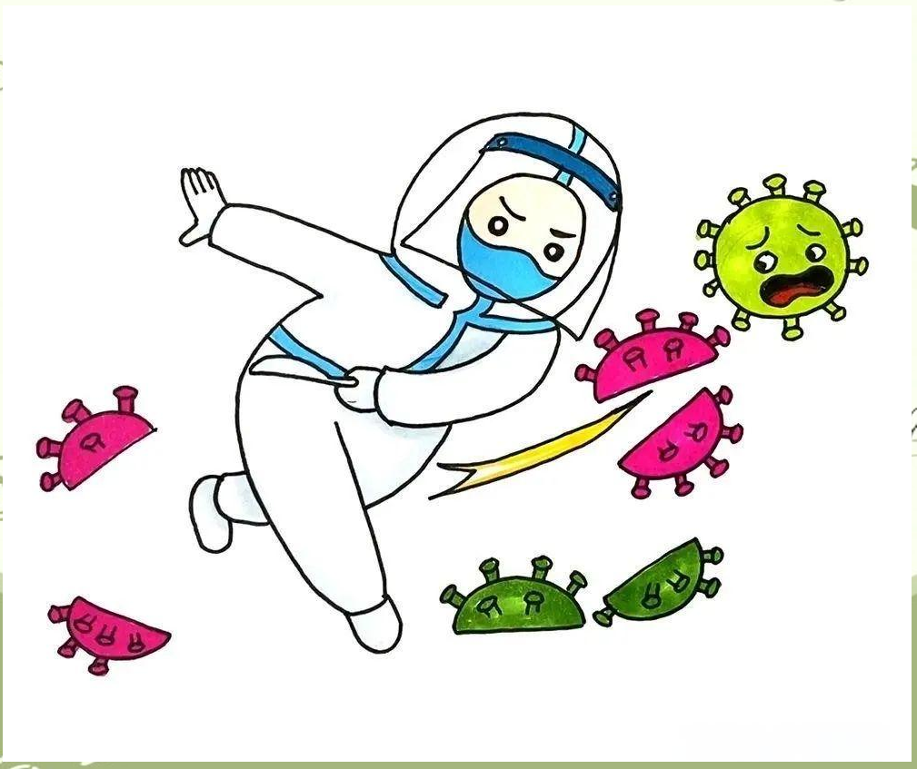 清明假期宅家创作:绘制白衣战士简笔画指南