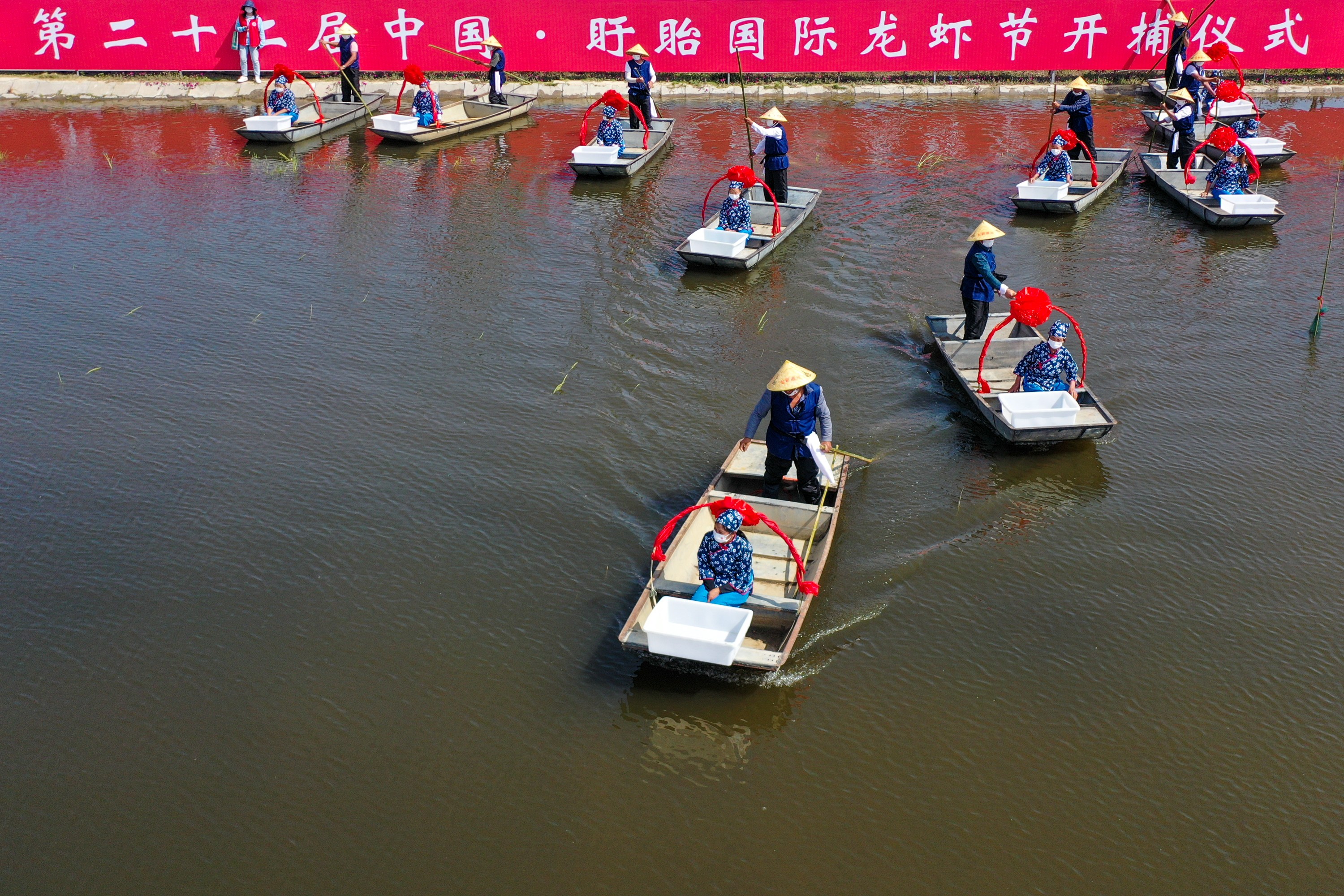 江苏盱眙小龙虾开捕