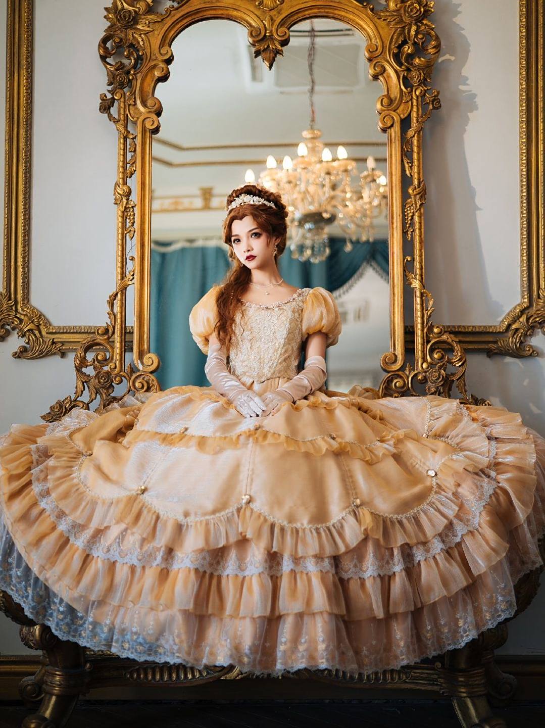 这才是真正的"在逃公主"!lo娘穿上洛丽塔礼服裙,优雅又显气场