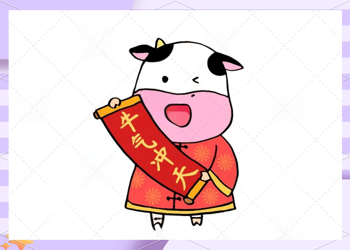 牛年小牛简笔画大集合,手抄报手账必备