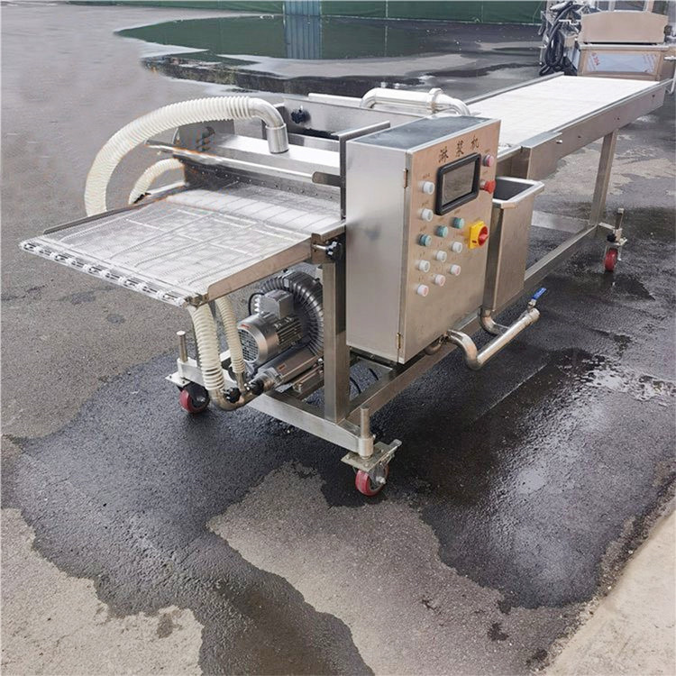 全自动上浆机 冻干水果涂层机 饼干裹糖稀机器