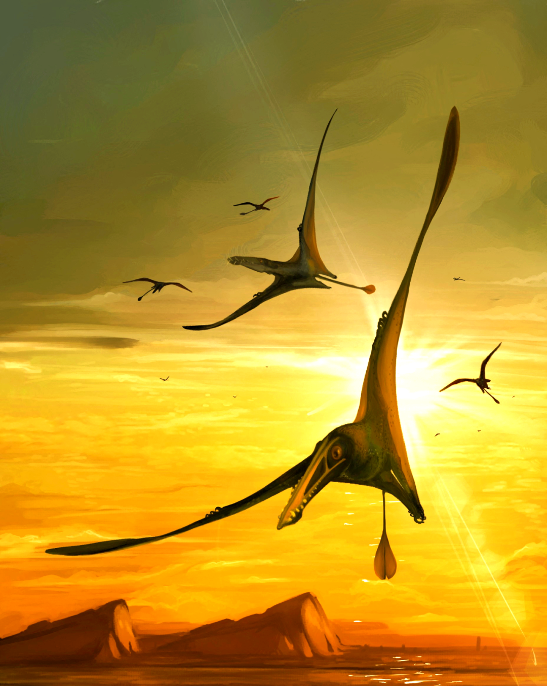 翼龙与恐龙的进化旅程:探索一亿年前的生命奥秘
