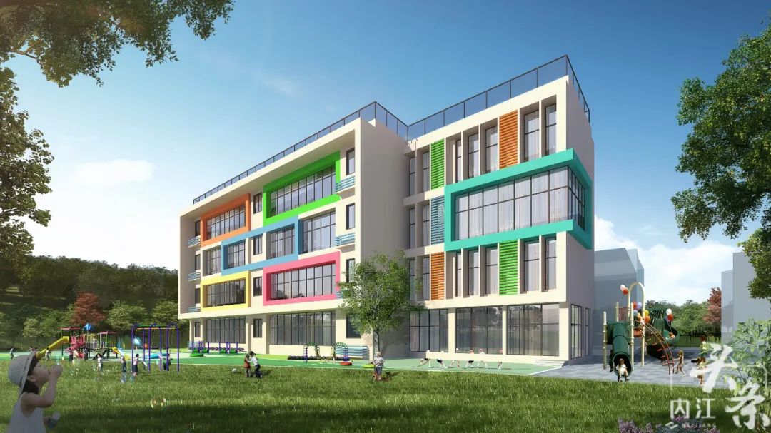 内装完成过半!内江这个幼儿园可望明年2月投用