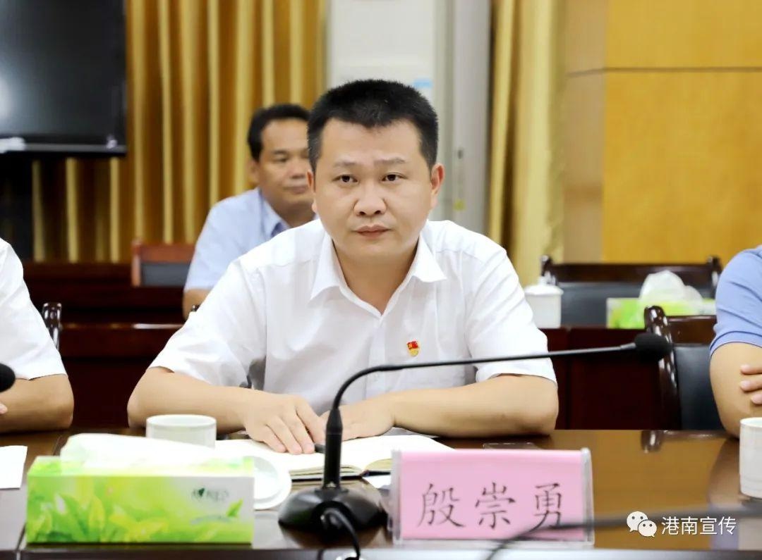 黄创优,殷崇勇会见广西现代物流集团有限公司代表