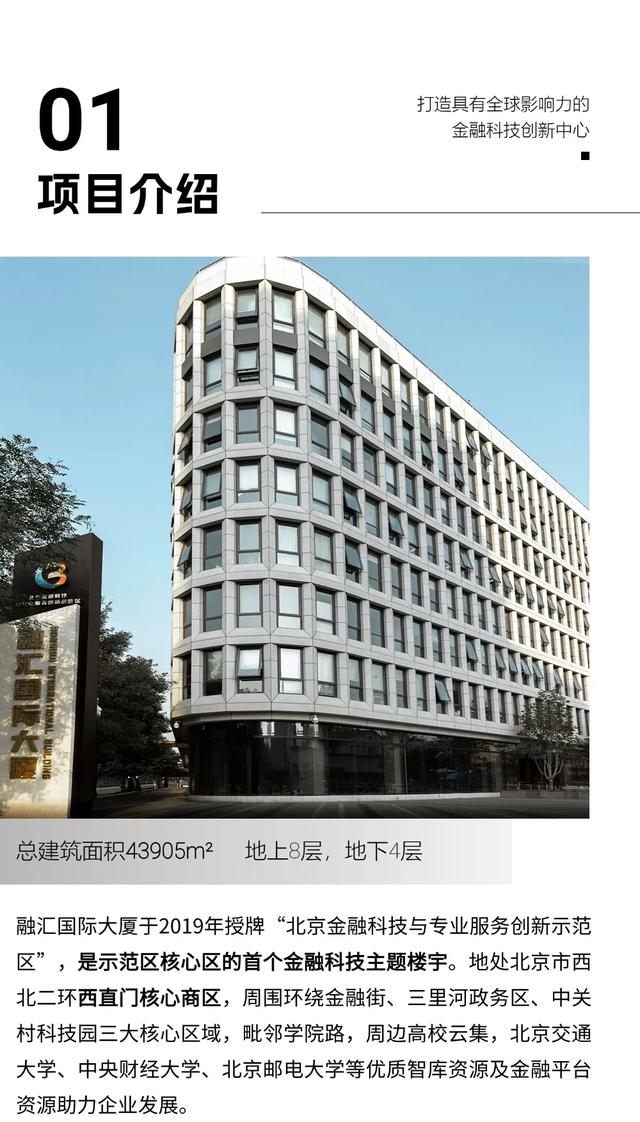走进园区|融汇国际大厦:北京金融科技与专业服务创新示范区
