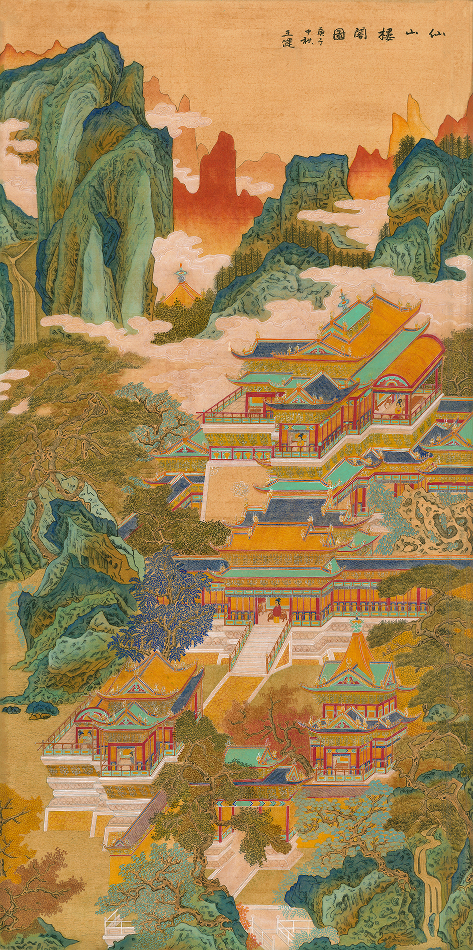 非物质文化遗产传承人王健界画创作