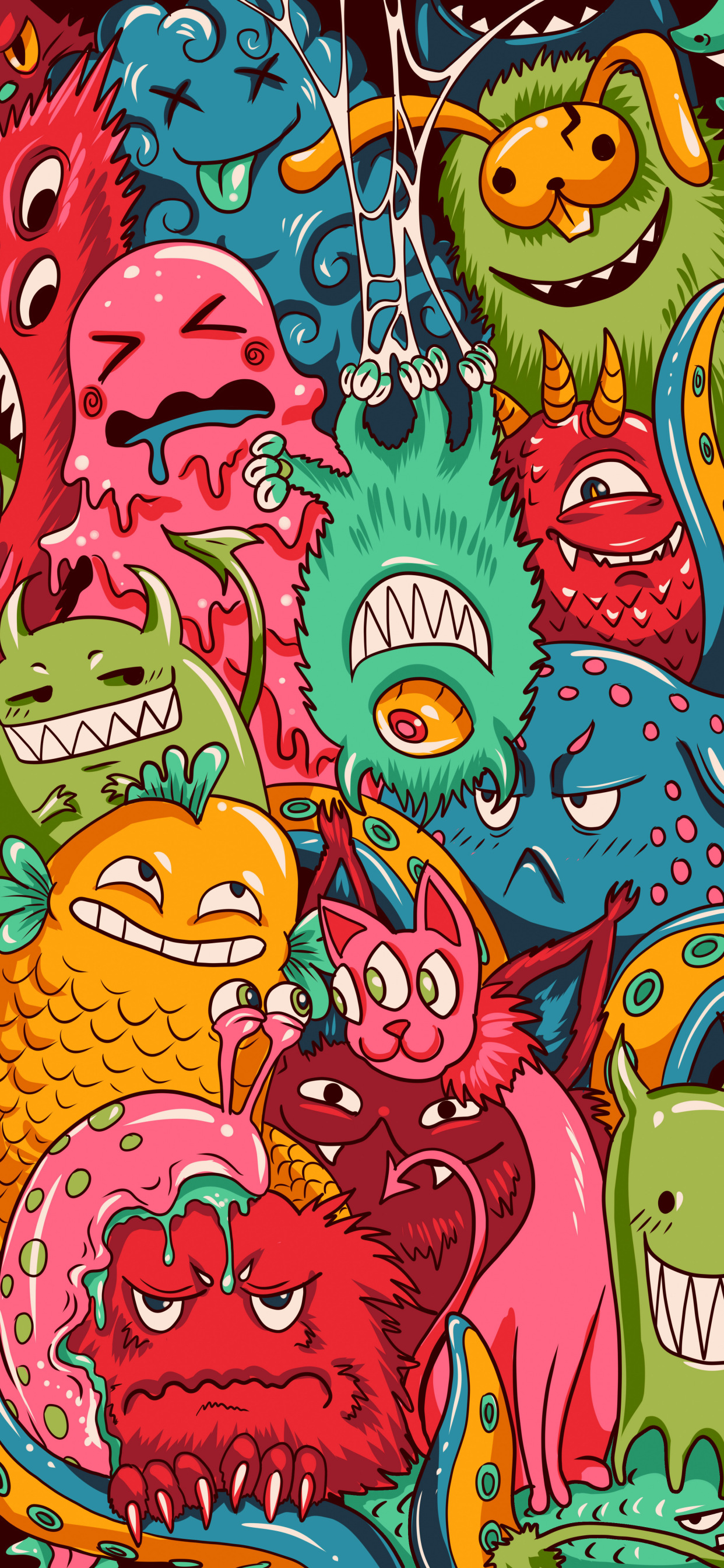 一组奇奇怪怪 可可爱爱手机壁纸 高清壁纸无水印