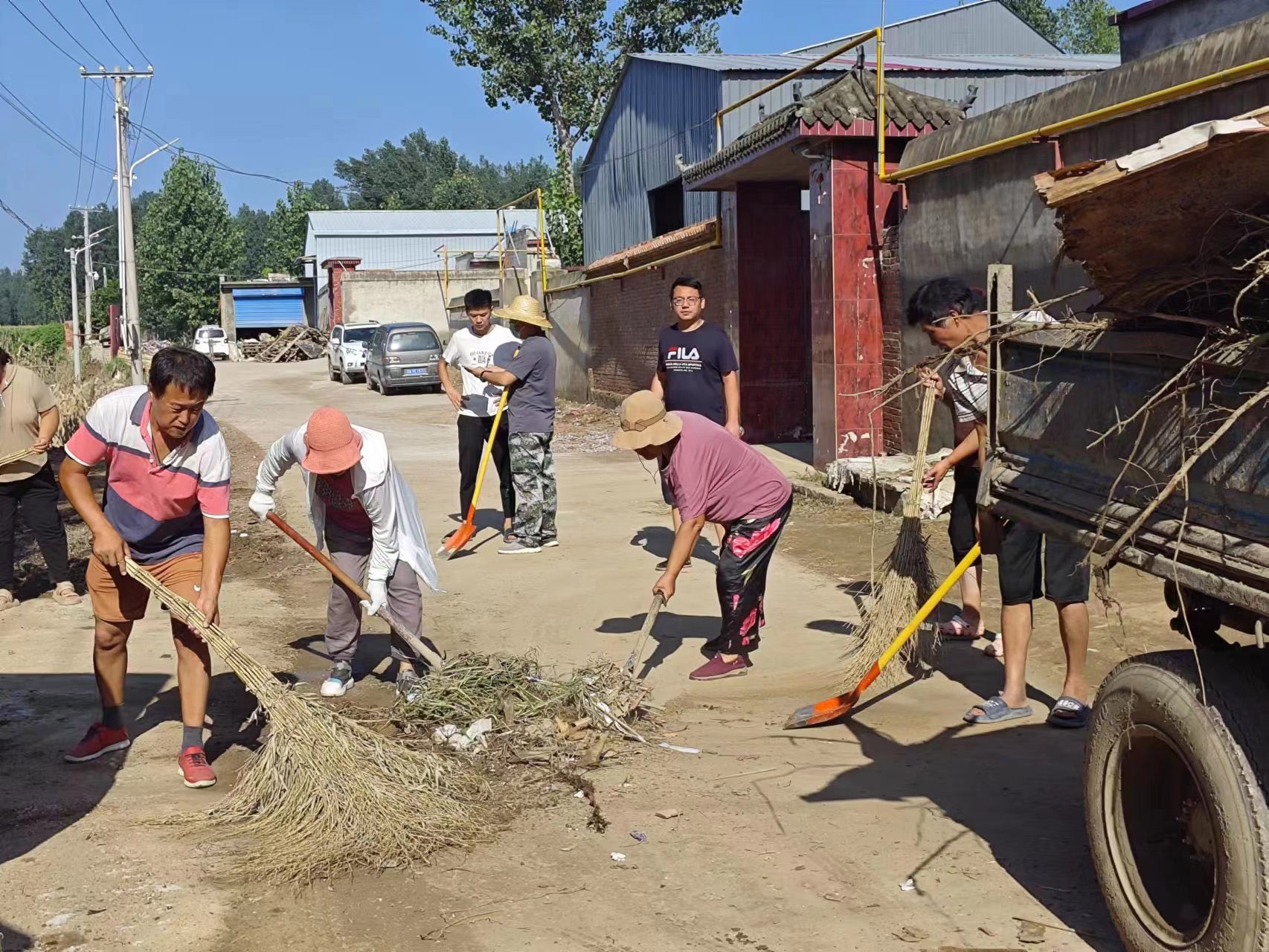 保定高阳:工作队赶赴涿州东仙坡镇对口支援灾后重建