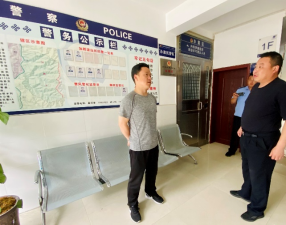 杨树清到冷碛镇督查政法队伍教育整顿工作开展情况