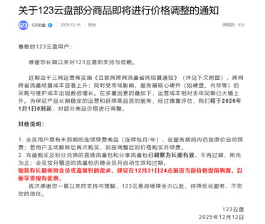 硬盘成本暴涨 个人网盘涨价真的不远了