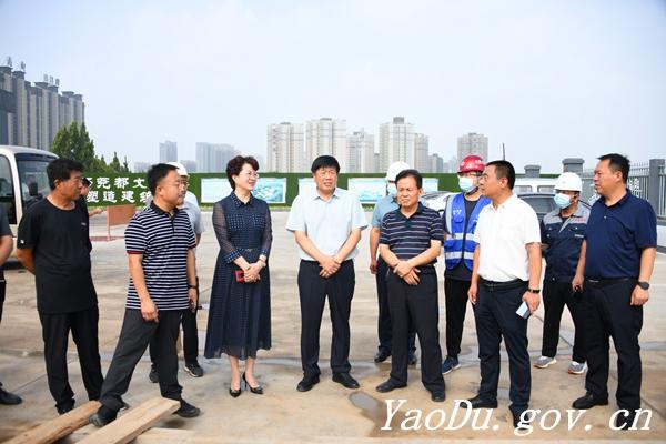 区委副书记,区长任俊杰调研市区部分重点项目建设工作
