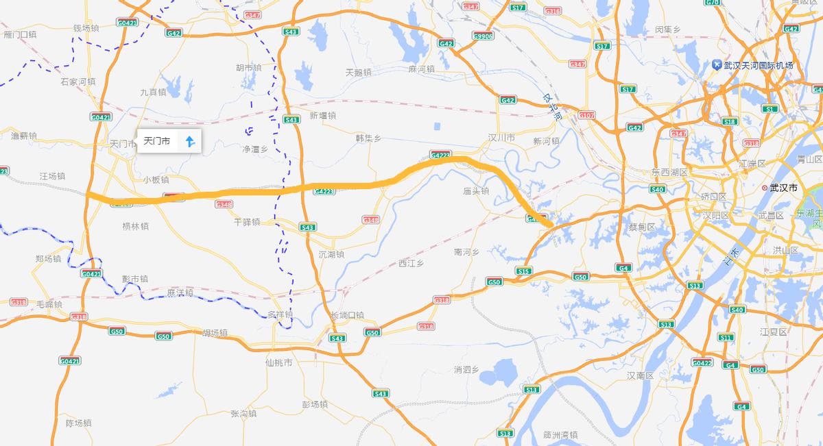 2025年是天门交通大丰收之年,将打通与武汉高速,高铁直连双通道