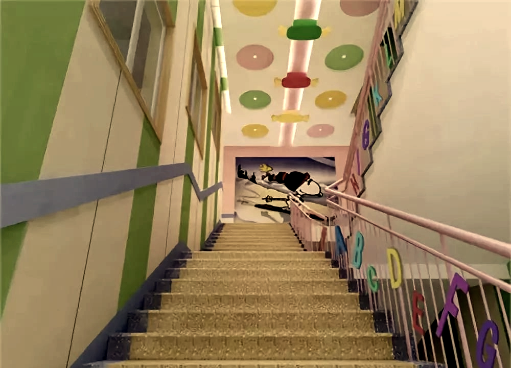 楼梯环创的多种布置方式,让你的幼儿园更美观!