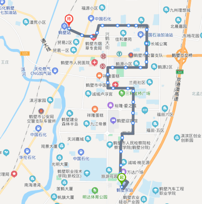 鹤壁地铁1号规划图图片