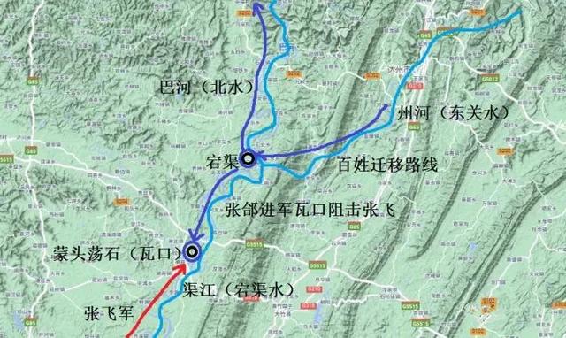 巴西之战,张飞大战瓦口的真实地点,张郃败战升迁之谜