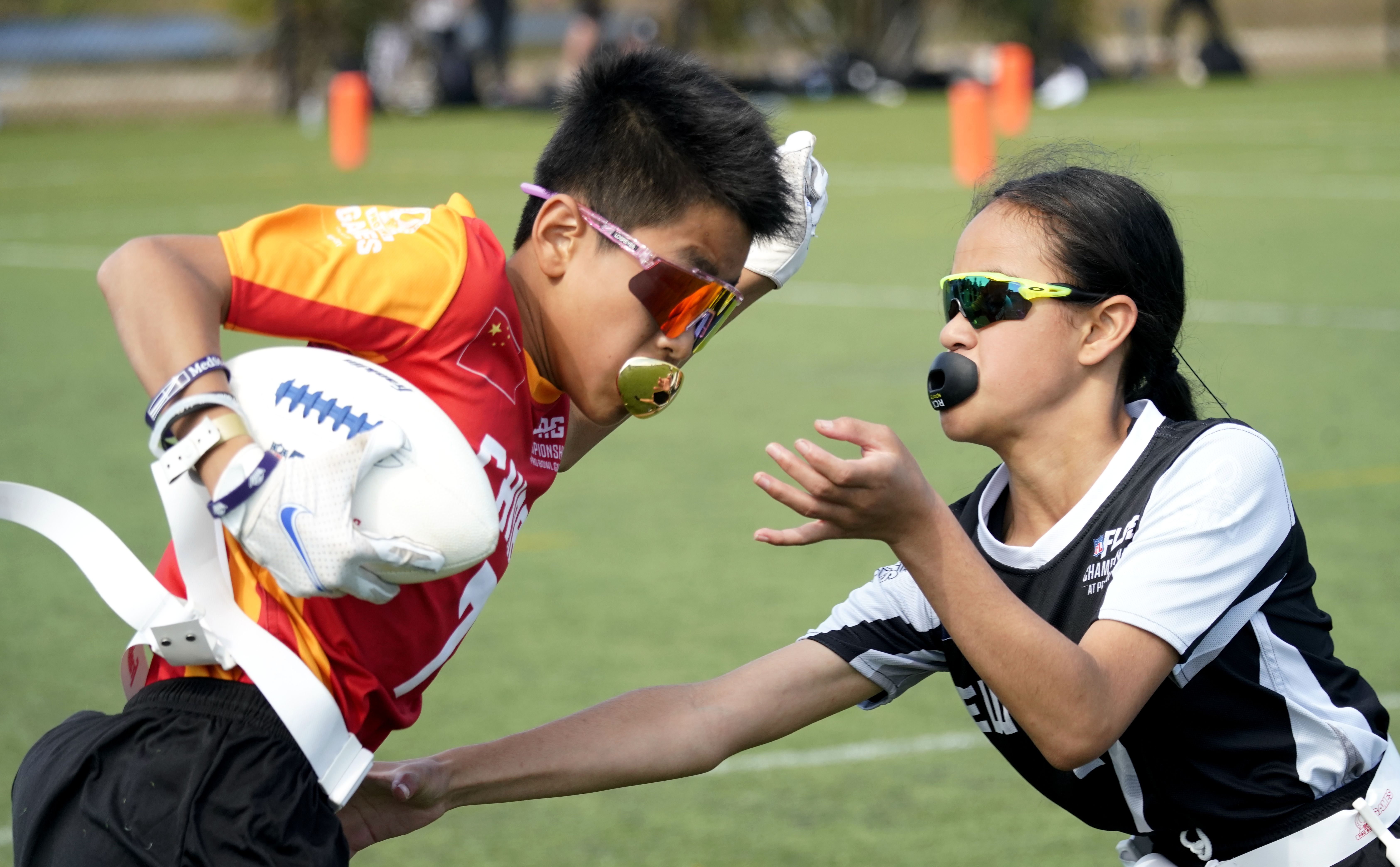 腰旗橄榄球——青少年国际锦标赛在美国奥兰多举行