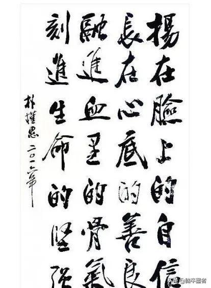 看看朴槿惠的漢字書法,再看華裔後代英拉的書法,才知啥叫差別