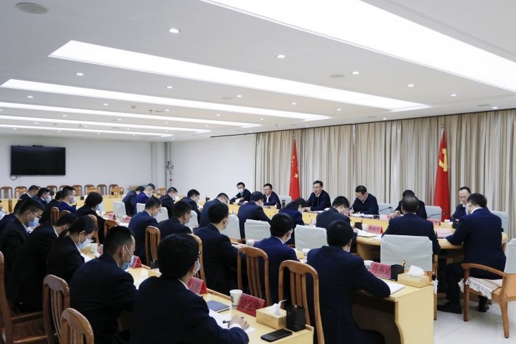 定西市委组织部召开2021年度工作总结暨科室负责人述职述廉会议