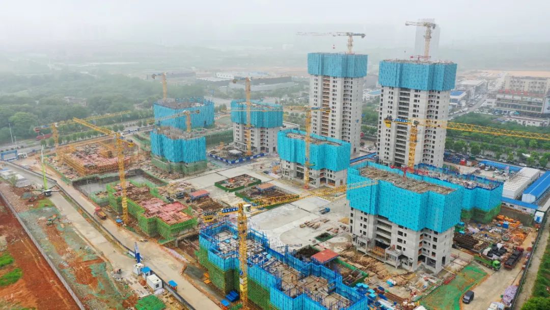 逐梦"一江两岸"|首栋单体封顶!中交城项目又有新进展