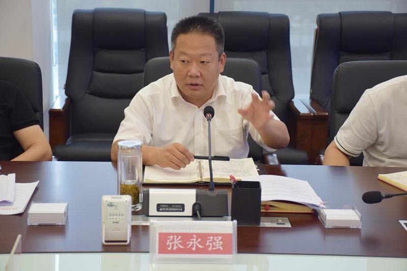 张永强主持召开文体功能区第十九次党工委会议