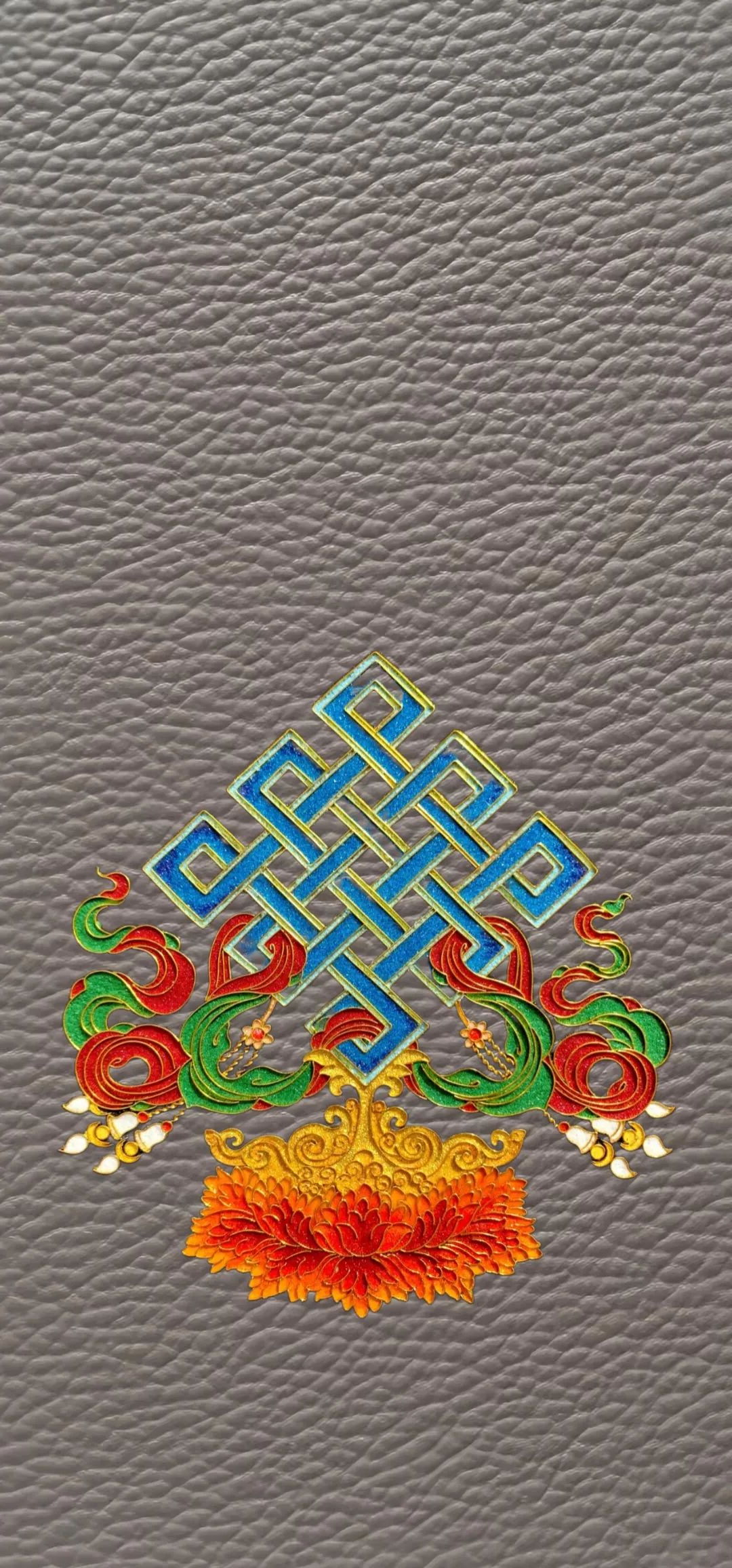 藏式吉祥八宝手机锁屏壁纸:开启你的光明人生之旅